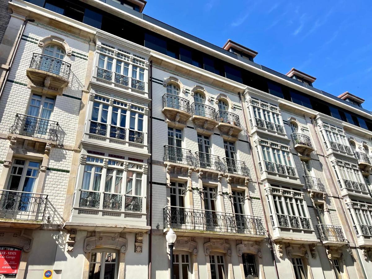 Ferienwohnung Atico Marques Vistas Al Mar - Garaje Opcional Gijón Exterior foto